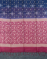 SC2888 - MIXED COTTON WITH WEAVING AND BANDHINI PRINT